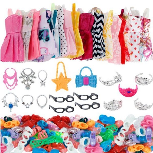 Children's Play House Doll Toy Dressing Set