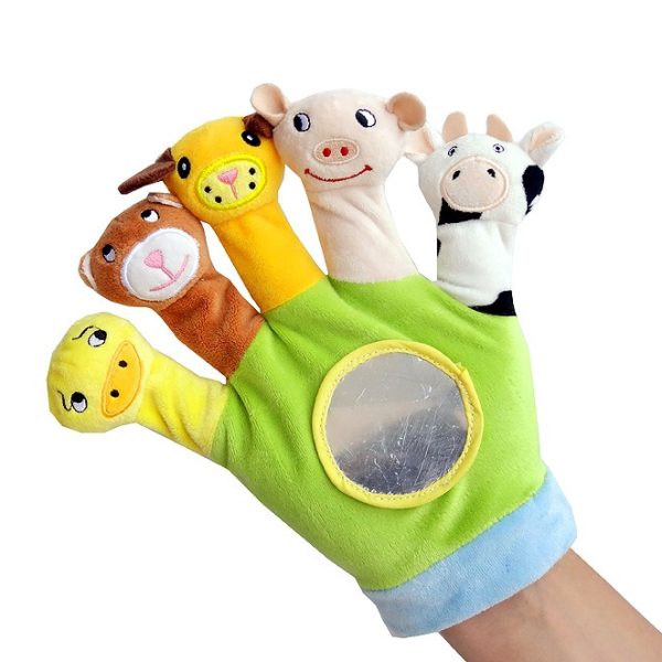 Baby hand puppet plush toy