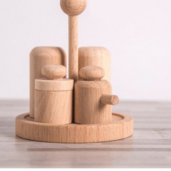 Wooden children's kitchen toys