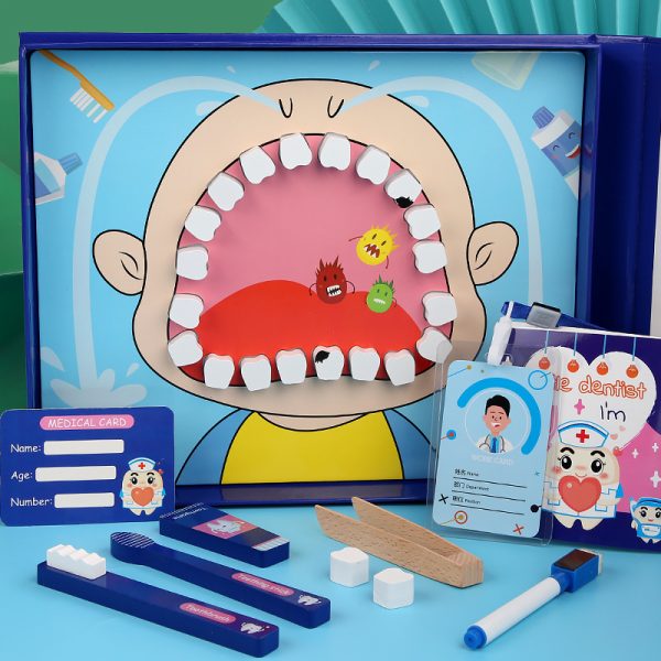 Children's Playhouse Miniature Dentist Toy Set