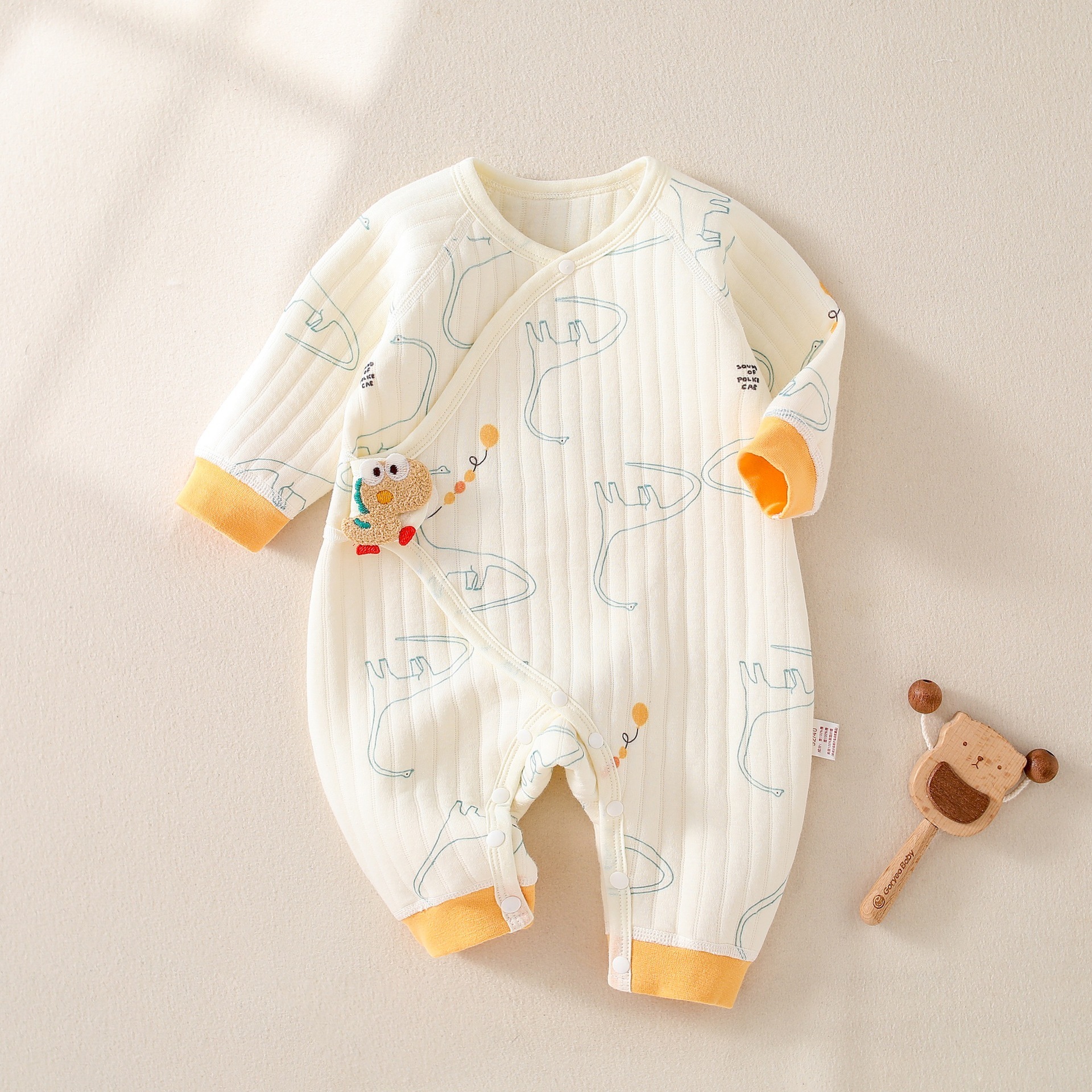 Warm quilted newborn clothing