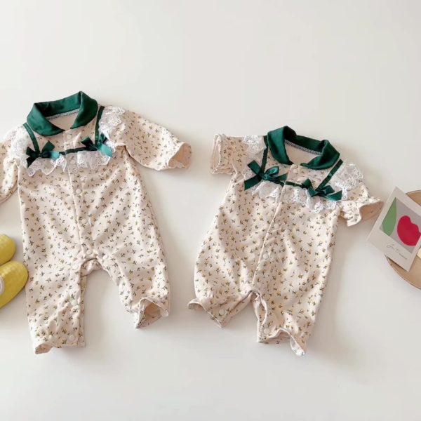 Baby girl's lace jumpsuit/romper for going out.