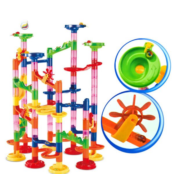 Marble track maze ball track building blocks
