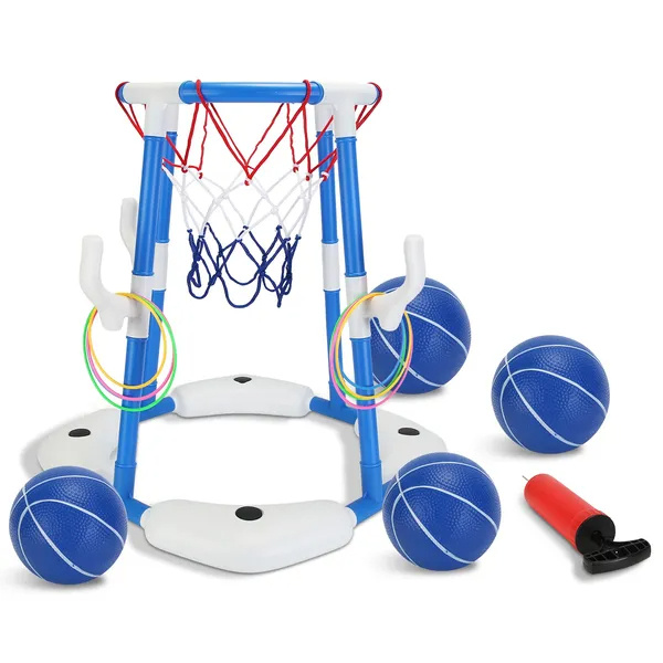 Pool basketball hoop toy set