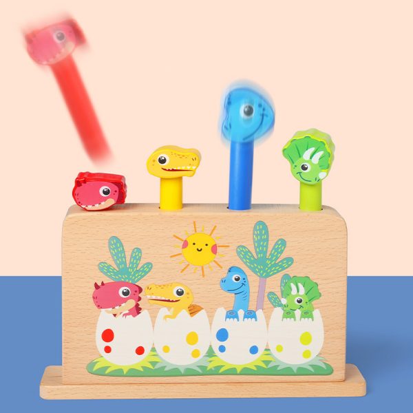 Dinosaur Jumping Stick Baby Hand Training Game