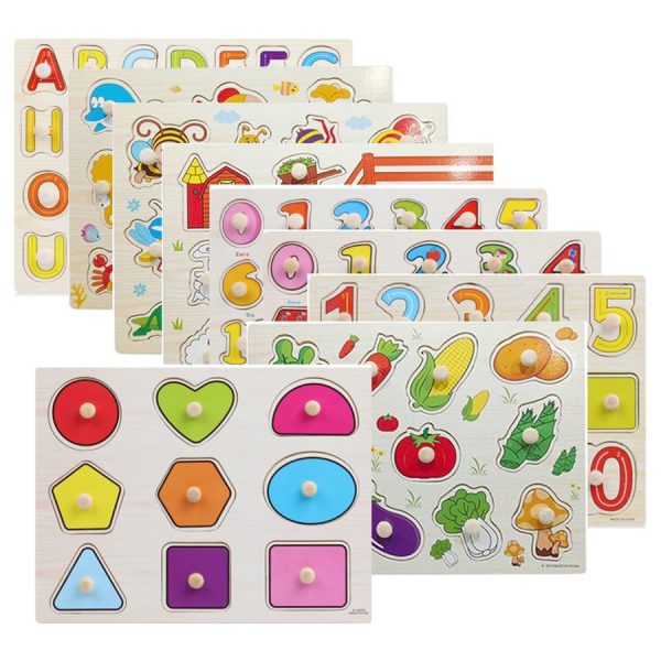 30 cm wooden jigsaw puzzle toy