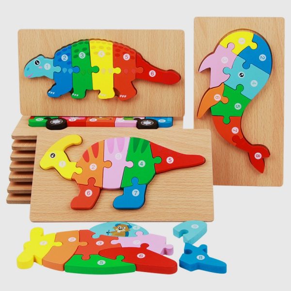 DIY Dinosaur Puzzle