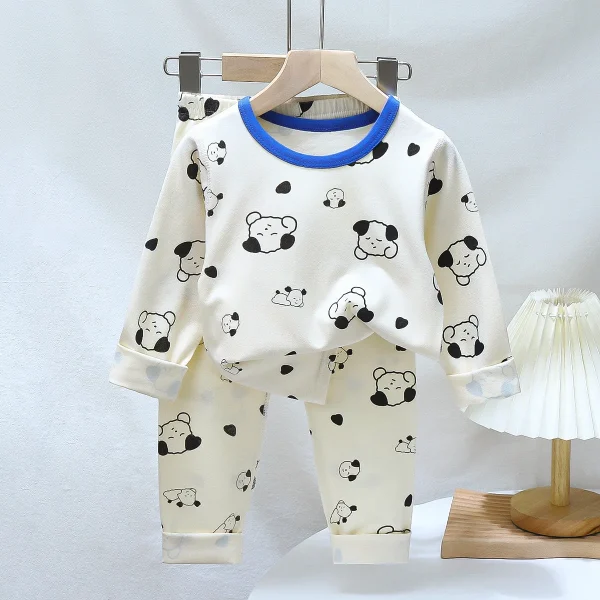 Two-piece soft pure cotton pajamas