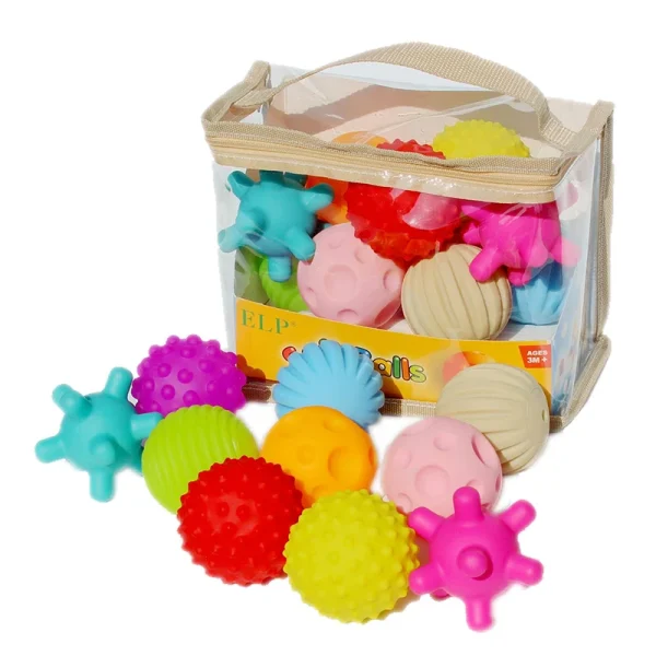 Textured sensory toy ball