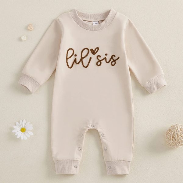 Baby Jumpsuit Baby Girl Simple Onesie