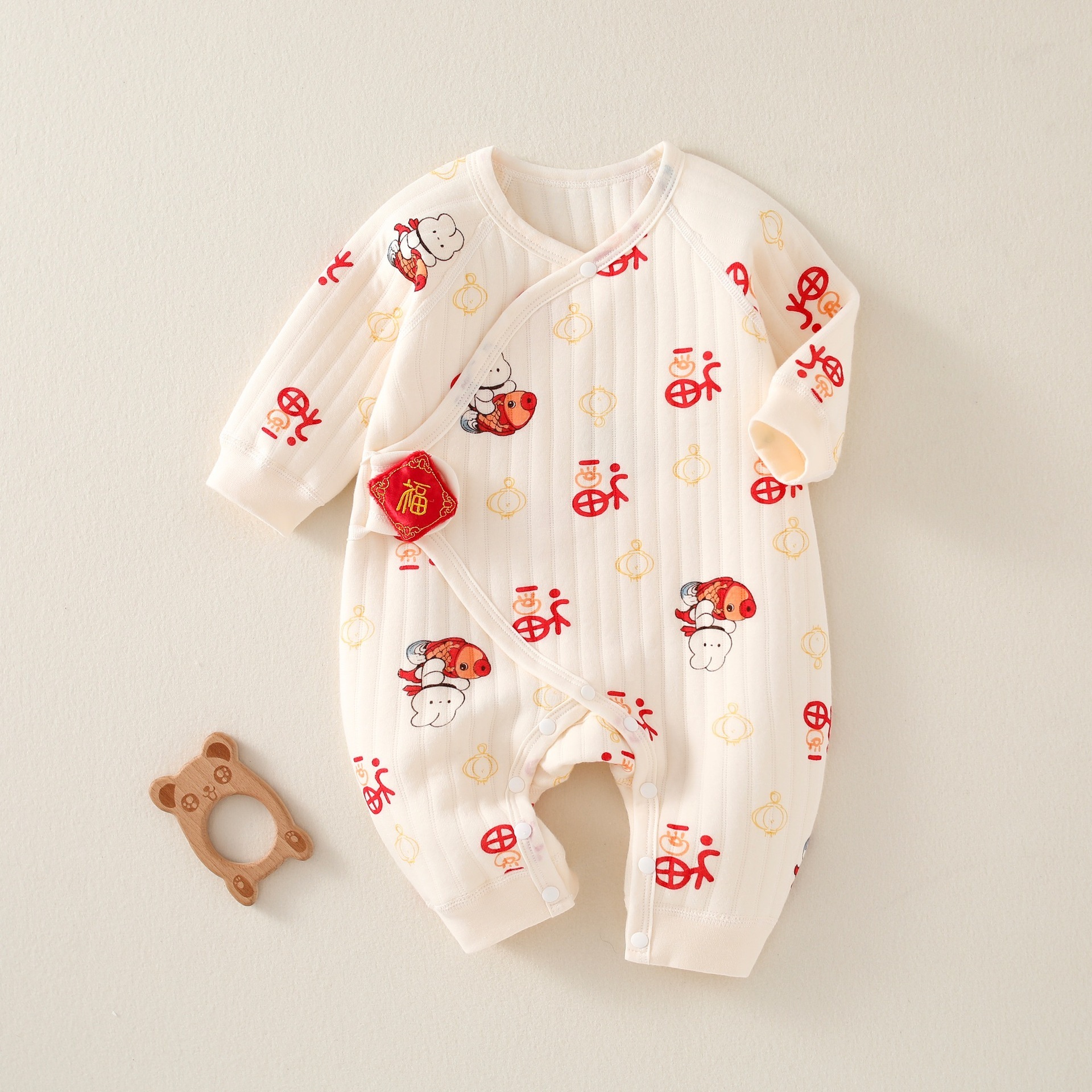 Warm quilted newborn clothing - Image 5